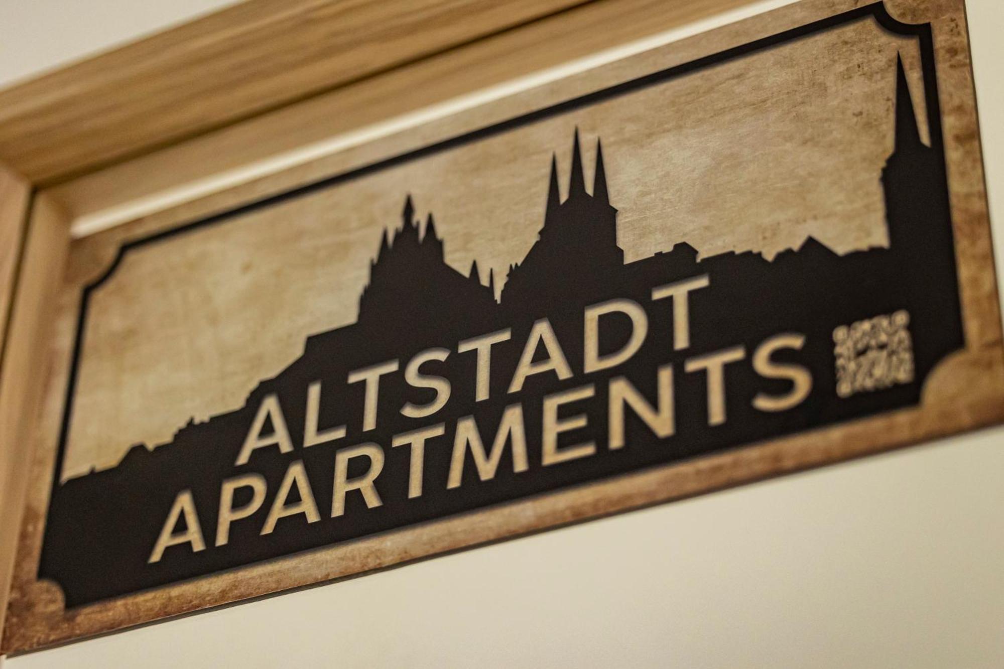 Maisonette Rustic Altstadt Zentral-Wlan-Parkplatz Erfurt Bagian luar foto