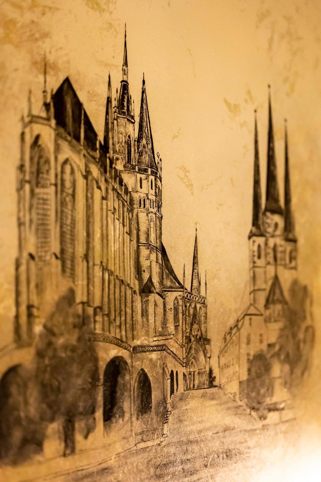Maisonette Rustic Altstadt Zentral-Wlan-Parkplatz Erfurt Bagian luar foto