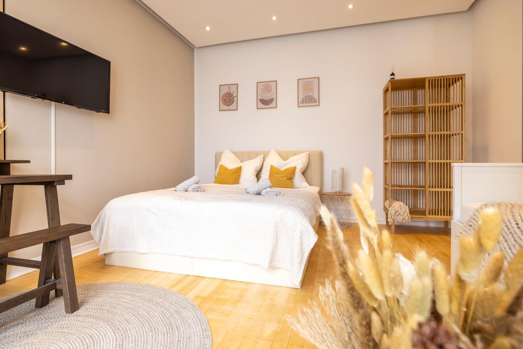 Maisonette Rustic Altstadt Zentral-Wlan-Parkplatz Erfurt Bagian luar foto
